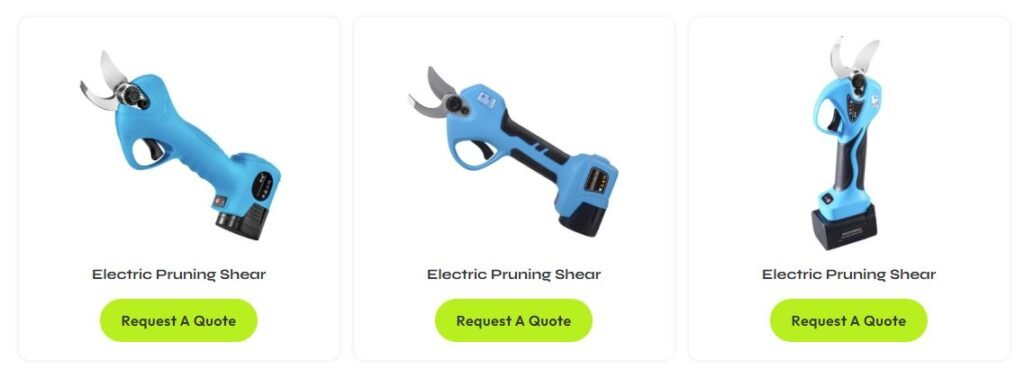 Electric pruners on belltower