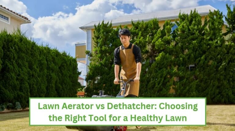 Lawn aerator vs dethatcher