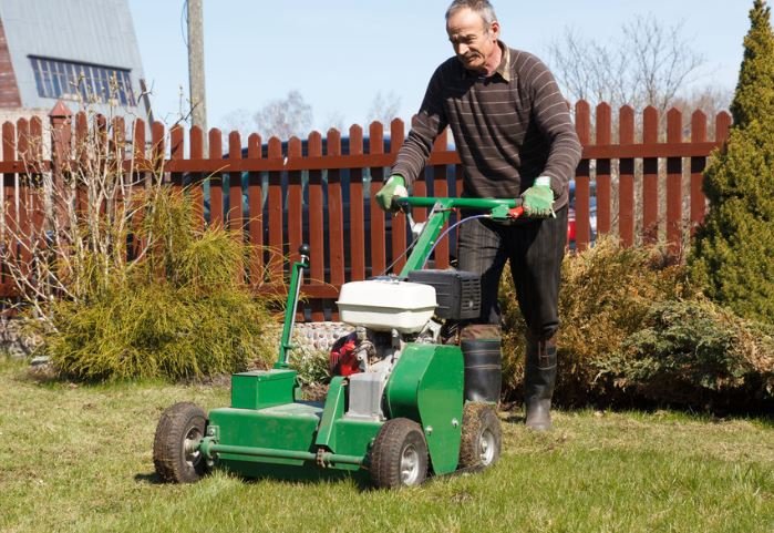 Lawn aerator vs dethatcher..