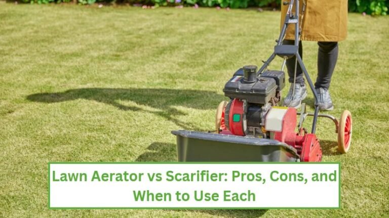 Lawn aerator vs scarifier