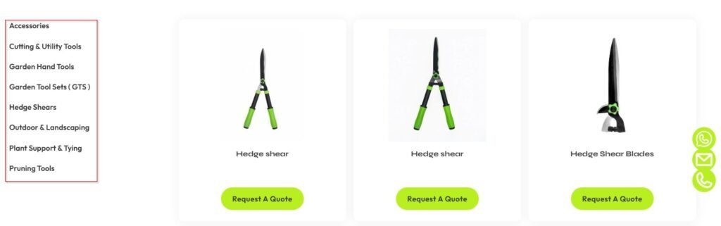 Wholesale gardening tools on belltowercn