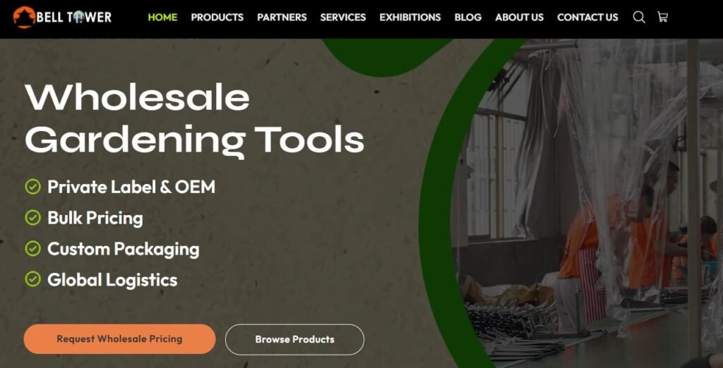 Bell tower homepage screenshot