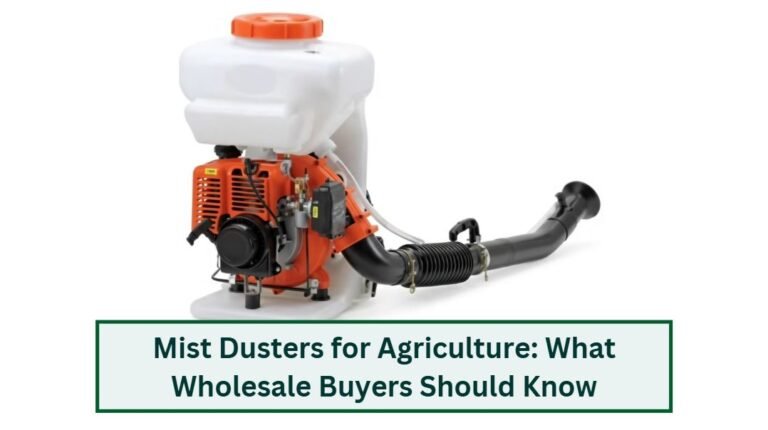Mist dusters for agriculture