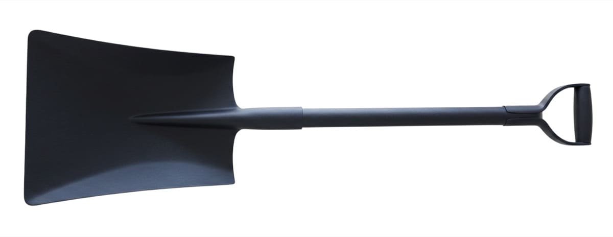 2KG Solid Shovel (Pointed)