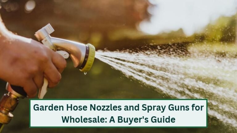 Garden hose nozzles and spray guns