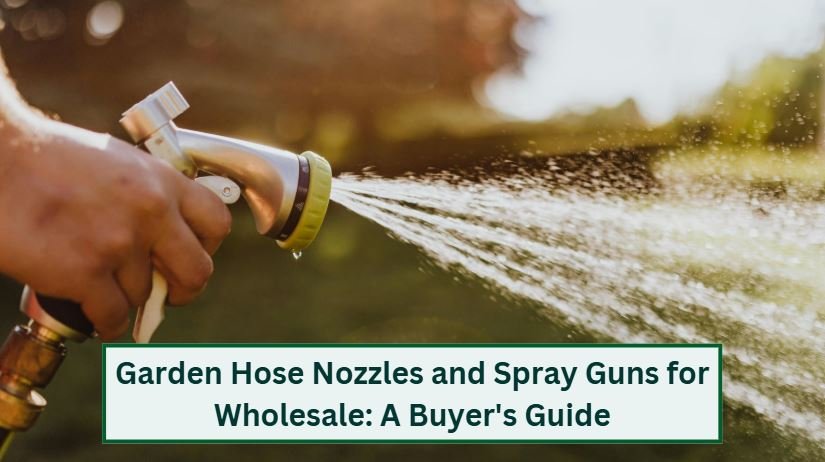 Garden hose nozzles and spray guns